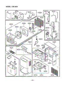 Section 3 parts for Lg Dehumidifier DH40 / AWYAWMT from AppliancePartsPros.com