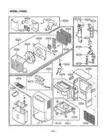 Section 6 parts for Lg Dehumidifier DH40 / AWYAWMT from AppliancePartsPros.com