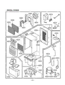 Section 2 parts for Lg Dehumidifier LD65EL / AWYAUSL from AppliancePartsPros.com