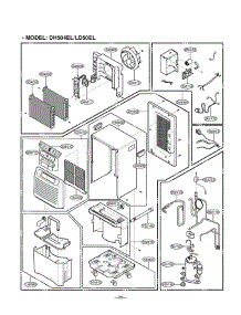 Section 5 parts for Lg Dehumidifier LD65EL / AWYAUSL from AppliancePartsPros.com