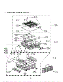 Section 4 parts for Lg Dishwasher LDF9810ST / ASTEEUS from AppliancePartsPros.com