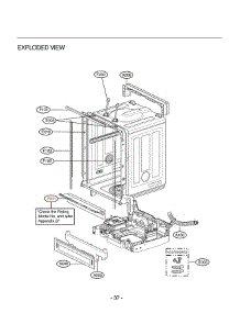 Section 2 parts for Lg Dishwasher LDF9932ST / ASTEEUS from AppliancePartsPros.com