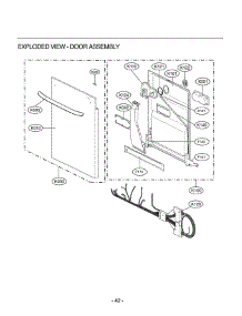 Section 7 parts for Lg Dishwasher LDF9932ST / ASTEEUS from AppliancePartsPros.com