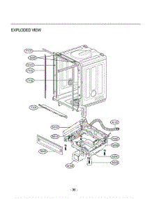 Section 2 parts for Lg Dishwasher LDS4821BB / ABPEEUS from AppliancePartsPros.com
