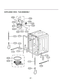 Section 3 parts for Lg Dishwasher LDS4821BB / ABPEEUS from AppliancePartsPros.com