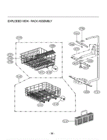 Section 4 parts for Lg Dishwasher LDS4821WW / ABWEEUS from AppliancePartsPros.com