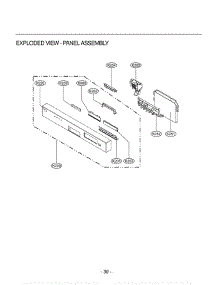 Section 5 parts for Lg Dishwasher LDS4821WW / ABWEEUS from AppliancePartsPros.com