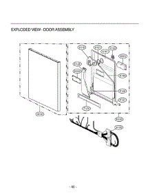 Section 6 parts for Lg Dishwasher LDS4821WW / ABWEEUS from AppliancePartsPros.com