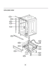 Section 2 parts for Lg Dishwasher LDF6920BB / ABPEEUS from AppliancePartsPros.com