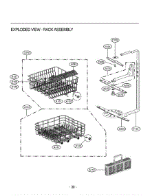 Section 3 parts for Lg Dishwasher LDF6920ST / ASTEEUS from AppliancePartsPros.com