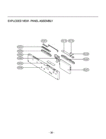 Section 5 parts for Lg Dishwasher LDF6920WW / ABWEEUS from AppliancePartsPros.com
