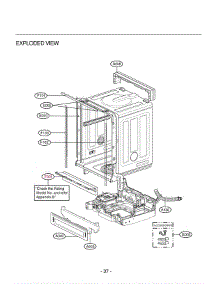 Section 2 parts for Lg Dishwasher LDF7932ST / ASTEEUS from AppliancePartsPros.com