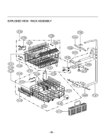 Section 4 parts for Lg Dishwasher LDF7932ST / ASTEEUS from AppliancePartsPros.com