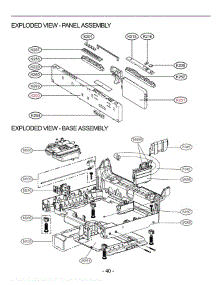 Section 5 parts for Lg Dishwasher LDF7932ST / ASTEEUS from AppliancePartsPros.com