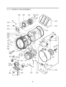 Section 2 parts for Lg Washer WM3001HWA / ABWEEUS from AppliancePartsPros.com