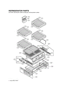 Section 3 parts for Lg Refrigerator LRFC21755ST / ASTCLGA from AppliancePartsPros.com