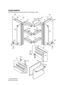 Section 4 parts for Lg Refrigerator LRFC21755ST / ASTCLGA from AppliancePartsPros.com