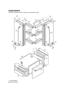 Section 4 parts for Lg Refrigerator LFC21760ST / ASTCLGA from AppliancePartsPros.com