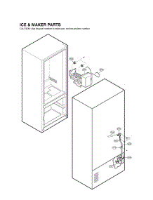 Section 5 parts for Lg Refrigerator LRFC21755SB / AWBCLGA from AppliancePartsPros.com