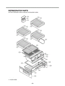 Section 3 parts for Lg Refrigerator LFC25760SW / ASWCLGA from AppliancePartsPros.com