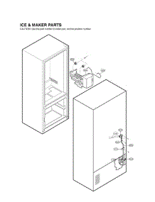 Section 5 parts for Lg Refrigerator LRFC25750ST / ASTCLGA from AppliancePartsPros.com