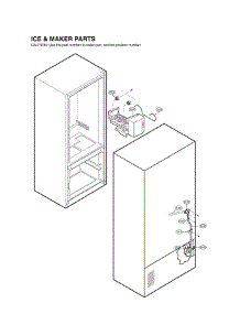 Section 5 parts for Lg Refrigerator LRFC25750TT / ATICLGA from AppliancePartsPros.com