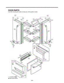 Section 4 parts for Lg Refrigerator LFC25760TT / ATICLGA from AppliancePartsPros.com