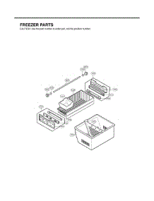 Section 2 parts for Lg Refrigerator LFC25760SB / AWBCLGA from AppliancePartsPros.com