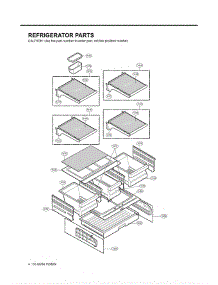 Section 3 parts for Lg Refrigerator LFC25770SW / ASWCLGA from AppliancePartsPros.com