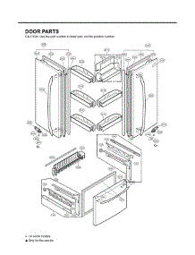 Section 4 parts for Lg Refrigerator LFC25770TT / ATI1LGA from AppliancePartsPros.com