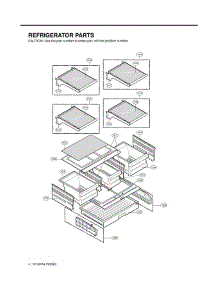 Section 3 parts for Lg Refrigerator LFC25770SB / AWB3LGA from AppliancePartsPros.com