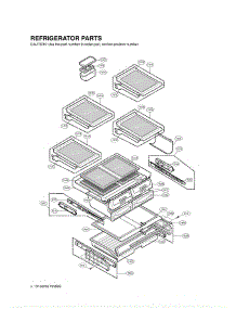 Section 3 parts for Lg Refrigerator LFD21860ST / ASTCLGA from AppliancePartsPros.com