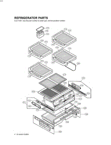 Section 3 parts for Lg Refrigerator LRFD21855ST / ASTCLGA from AppliancePartsPros.com