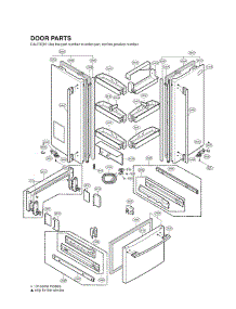 Section 4 parts for Lg Refrigerator LRFD21855ST / ASTCLGA from AppliancePartsPros.com