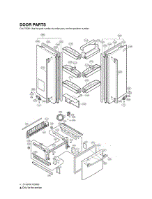 Section 4 parts for Lg Refrigerator LFD25860TT / ATICLGA from AppliancePartsPros.com