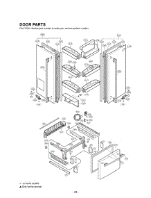 Section 4 parts for Lg Refrigerator LFD25860SB / AWBCLGA from AppliancePartsPros.com