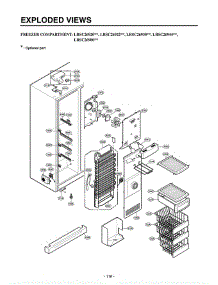 Section 3 parts for Lg Refrigerator LRSC26980SB / AWBCLGA from AppliancePartsPros.com