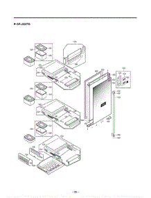 Section 2 parts for Lg Refrigerator GR-J303TG / AMWCGCR from AppliancePartsPros.com