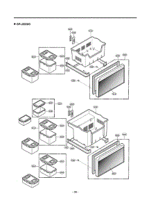 Section 3 parts for Lg Refrigerator GR-J303UG / AAFCSJA from AppliancePartsPros.com