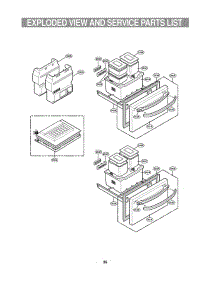 Section 2 parts for Lg Refrigerator GR-K09S / AWSCGCR from AppliancePartsPros.com