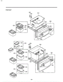Section 3 parts for Lg Refrigerator GR-K30PS / ALSCAST from AppliancePartsPros.com