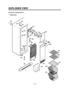 Section 3 parts for Lg Refrigerator LRSPC2031BK / AWBCLGA from AppliancePartsPros.com
