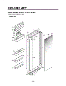 Section 2 parts for Lg Refrigerator LRSPC2051ST / ASTCLGA from AppliancePartsPros.com