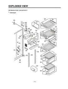 Section 4 parts for Lg Refrigerator LRSPC2031T / ATICLGA from AppliancePartsPros.com