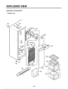 Section 3 parts for Lg Refrigerator LRSC21934SB / AWBCLGA from AppliancePartsPros.com