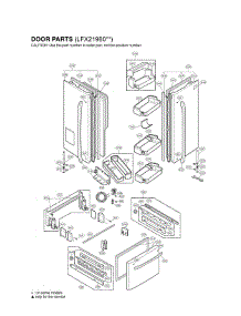 Section 4 parts for Lg Refrigerator LFX21980ST / ASTCLGA from AppliancePartsPros.com