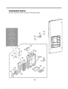 Section 5 parts for Lg Refrigerator LFX21980ST / ASTCLGA from AppliancePartsPros.com