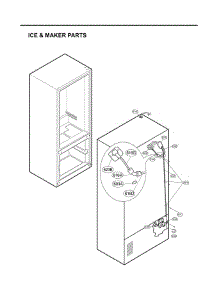 Section 6 parts for Lg Refrigerator LFX21980ST / ASTCLGA from AppliancePartsPros.com
