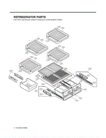Section 3 parts for Lg Refrigerator LFX21960ST / ASTCLGA from AppliancePartsPros.com