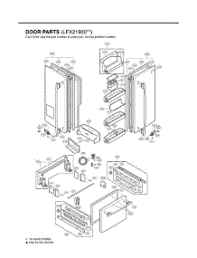 Section 4 parts for Lg Refrigerator LFX21960ST / ASTCLGA from AppliancePartsPros.com